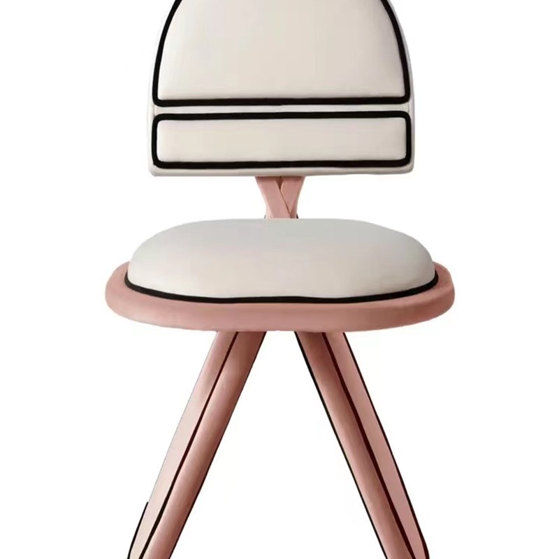 艺术化妆梳妆椅子简约设计异形轻奢创意儿童女孩T公主房卧室书桌