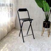 鲁普吧台凳子折叠家用高高吧台做饭椅凳高靠背椅椅子顿厨脚凳椅子