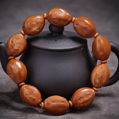 现货橄榄核雕刻生命之源九阴一手串橄榄胡升职加薪手链送礼神器