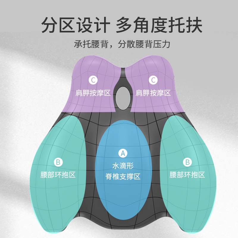 靠垫办公室腰靠护腰靠背垫久坐神器腰垫座椅腰枕办公椅子孕妇靠枕