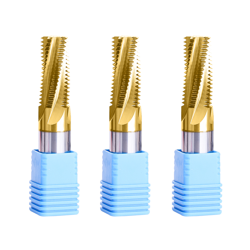 锐利钨钢美制螺纹铣刀整体合金全齿多牙钢件铝用铣牙刀UNC UNF