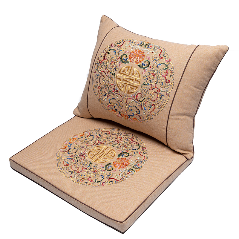 新中式坐垫红木沙发垫圈椅皇宫椅加厚海绵实木茶椅官帽太师椅椅垫