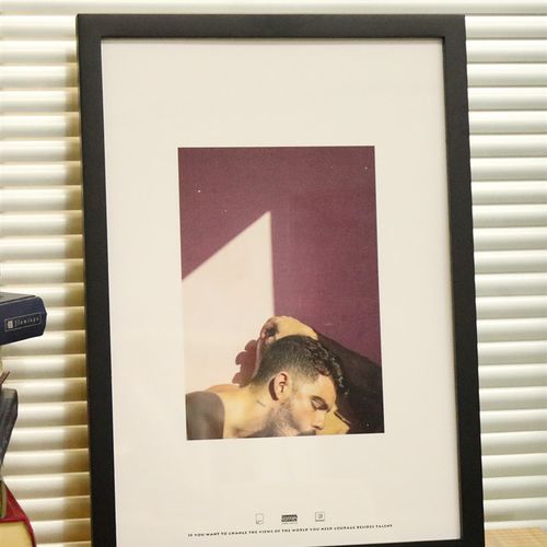 POSTERBOY装饰简约相框黑色实木海报裱框挂墙摆设玄关壁装饰