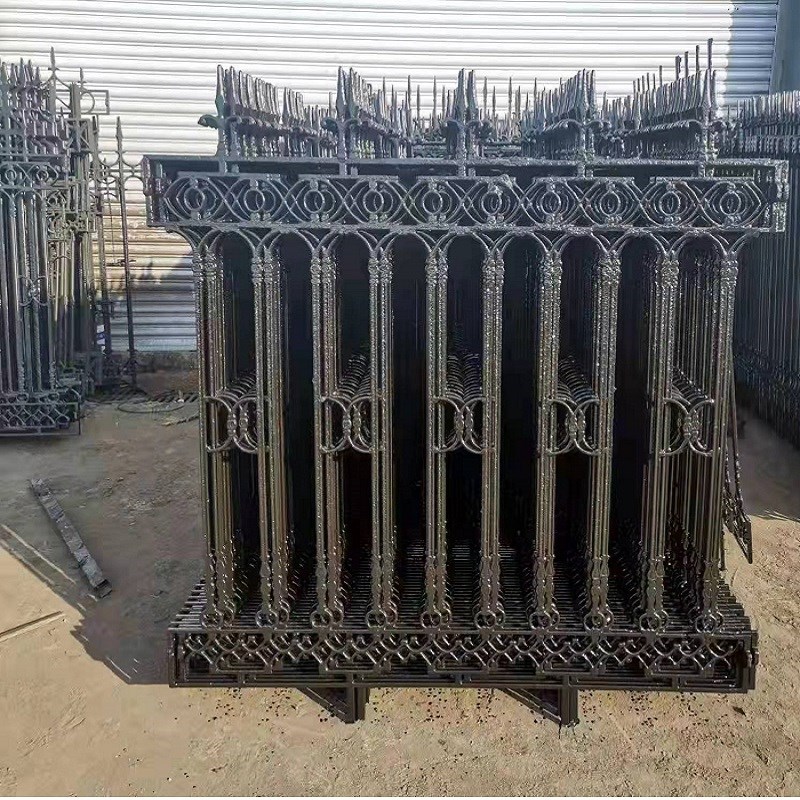 铸铁护栏锌钢热镀锌喷塑厂区围墙庭院围栏铁艺围墙栏杆马钢生铁