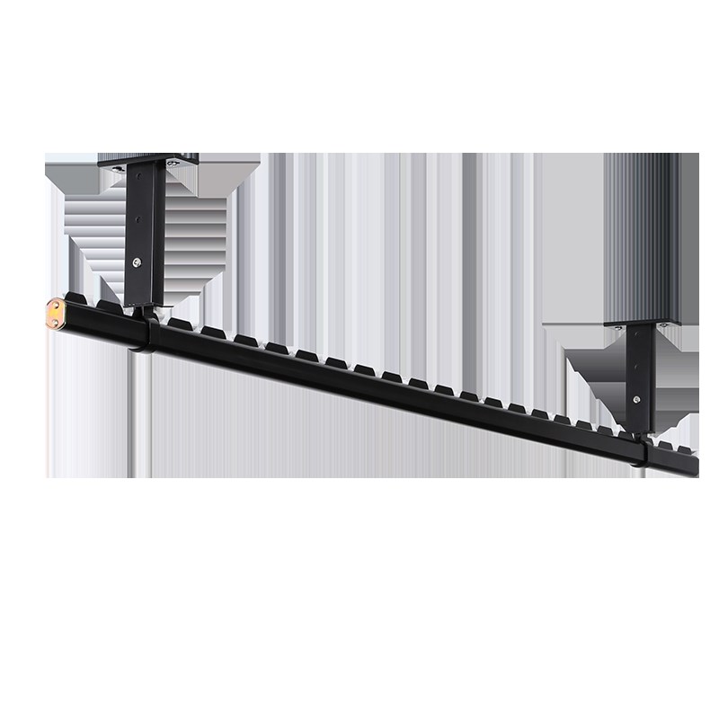 晾衣杆阳台顶装固定单杆晾衣架简易挂衣杆室外铝合金凉衣架吊顶式