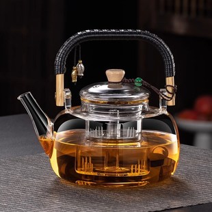 围炉煮茶器大容量电陶炉烧水壶茶具套装 玻璃茶壶泡茶家用2024新款