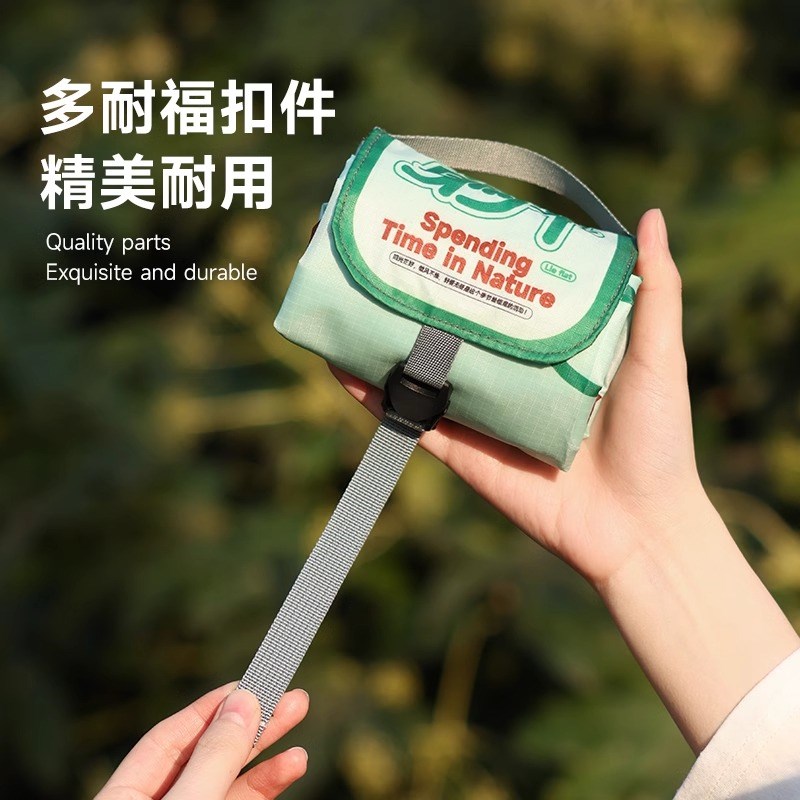 野餐垫便携式可折叠迷你防潮垫加厚户外春N游帐篷露营垫子沙滩垫