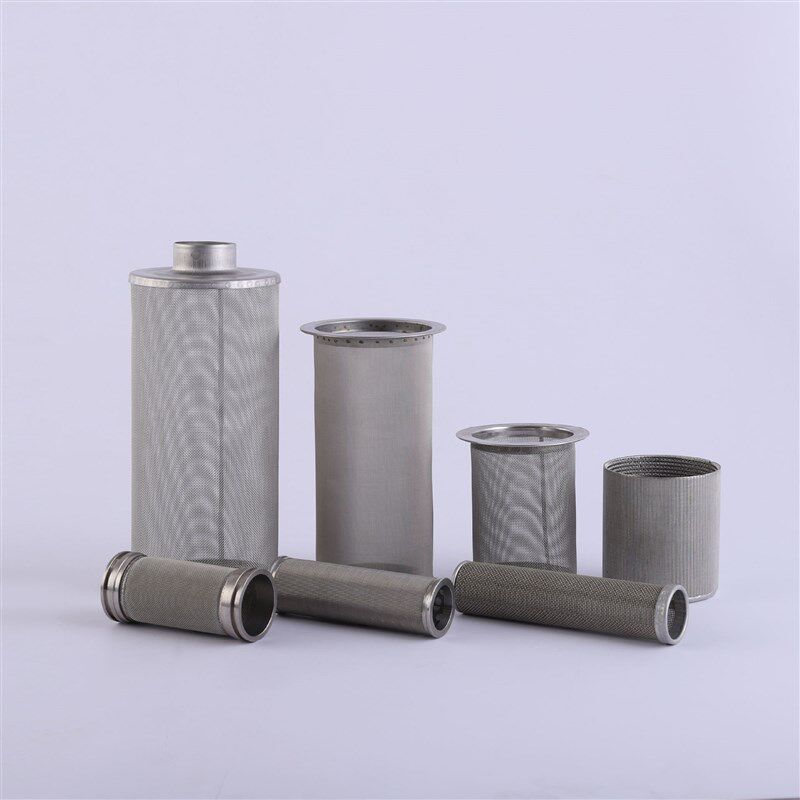 不锈钢滤芯净水器前置过滤器y型烧结网管道滤网法兰折叠过滤网筒
