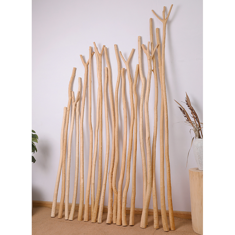 服装店原木树枝挂衣架橱窗悬挂吊顶衣服展示架民宿装饰Z吊架挂衣