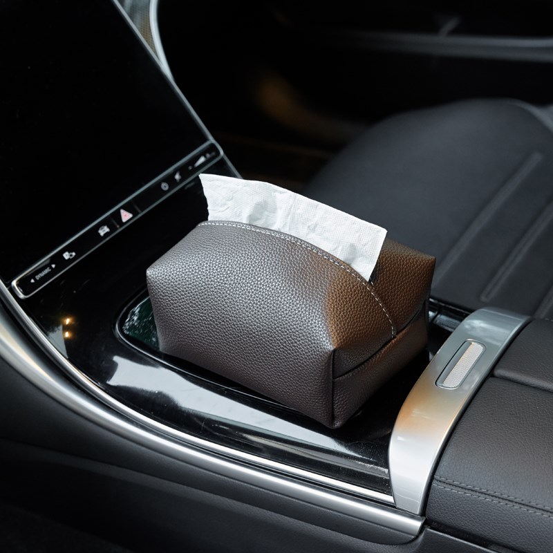 磁铁吸顶式车载纸巾盒抽纸盒车顶天F窗高级感车用创意抽纸盒挂袋