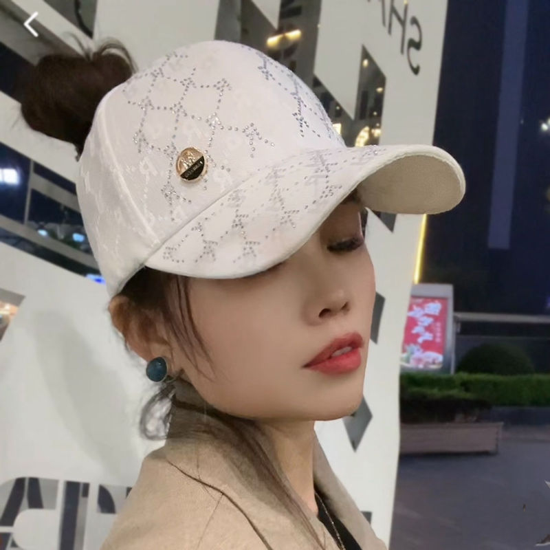 2025透气新款防晒棒球帽空顶夏季出游休闲鸭舌帽马尾遮阳帽子潮