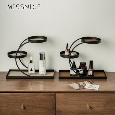 MISSNICE不规则弧形三层架