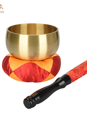 瑞象 颂钵佛音钵铜磬纯铜钵冥想音疗钵音碗静心梵音铜罄法器摆件