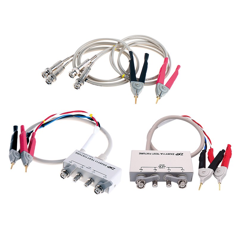 高精度LCR测试夹四端开尔文测试电缆ZX28Y11 兼容26011 数字电桥