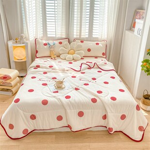 简约款乳胶凉席夏被四件套纯色床笠款可组合单卖乳胶软席礼品