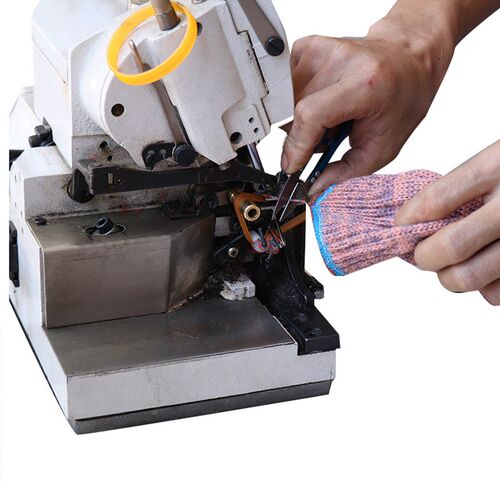 手套专用锁边机工业手套缝纫锁边机电脑同步高速直驱手套锁边机