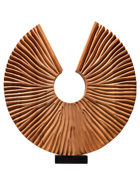 抽象木雕工艺品桌面摆件样板房艺术装置玄关装饰品售楼处雕塑摆设