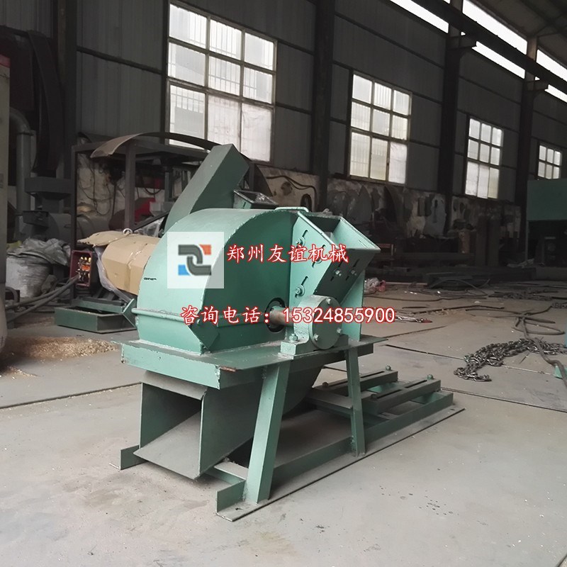 移动式物业景区处理树杈枯枝圆木树枝粉碎机多功能双口木材破碎机