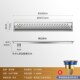 防臭芯长条地漏 配铜翻版 卫生间镜面亮光304不锈钢加长款 地漏