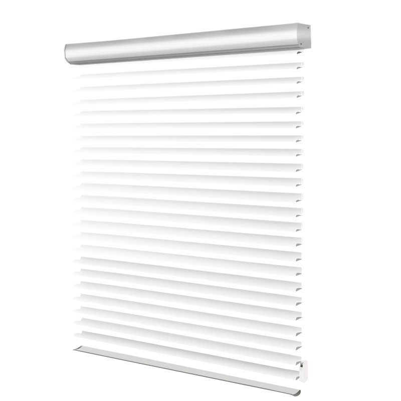 香格里拉窗帘升降百o叶窗帘免打孔卷帘办公室卫生间阳台遮光卷拉