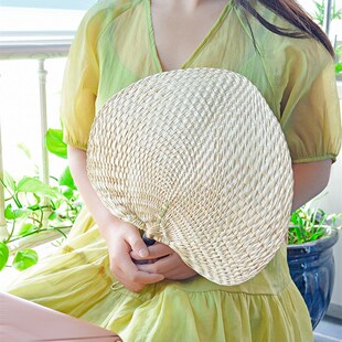 3YK蒲扇老式 便携男女编织芭蕉 手工棕叶儿童宝宝驱蚊纳凉草扇夏季