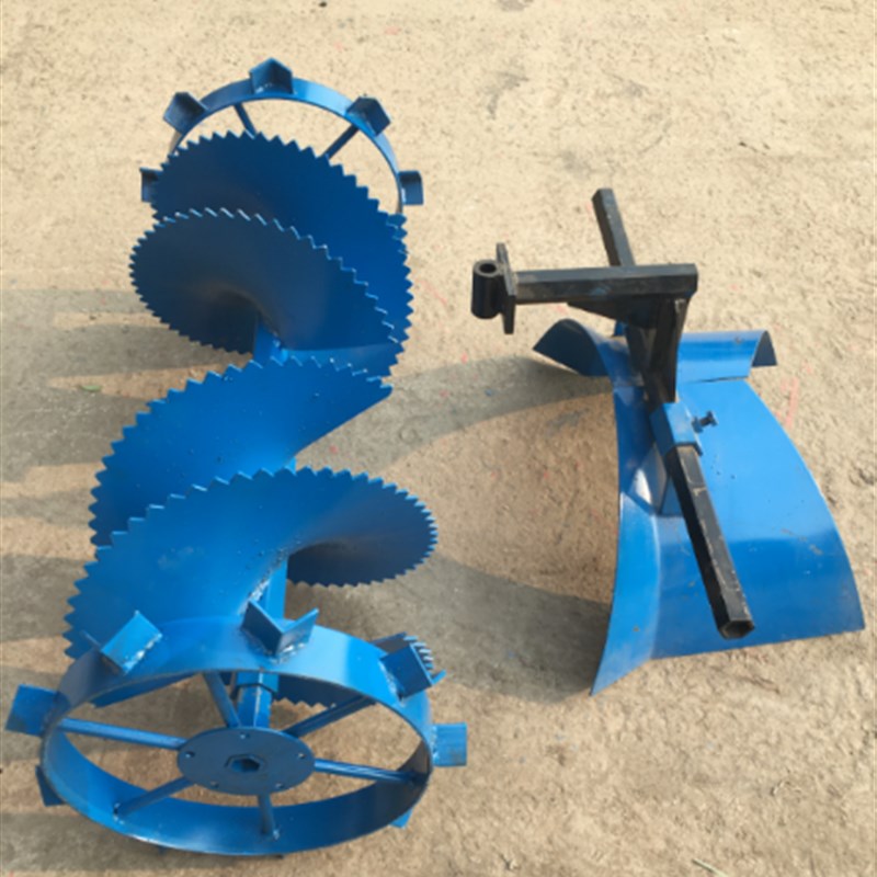 多功能微耕机螺旋式圆拱形起垄器 旋耕机内起垄器 垄形器农用配件