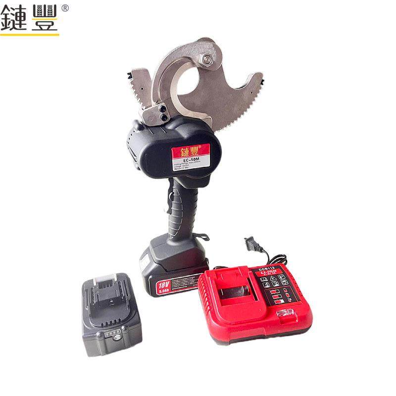 充电式棘轮电缆剪刀EC-50M电动齿轮剪线缆断线钳铜绿电缆切刀工具,五金/工具,鹰嘴断线钳,淘宝优惠券,粉丝福利购,淘宝优惠卷