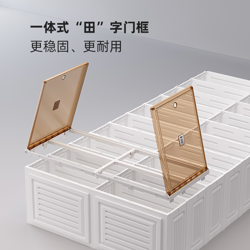 2022全新升级对开门鞋柜门厅玄关可折叠免安装一体式鞋子收纳盒
