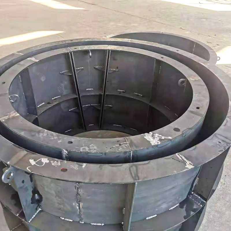 检查井模具混凝土水泥预制圆柱钢模板污水处理井雨水电力定制工程