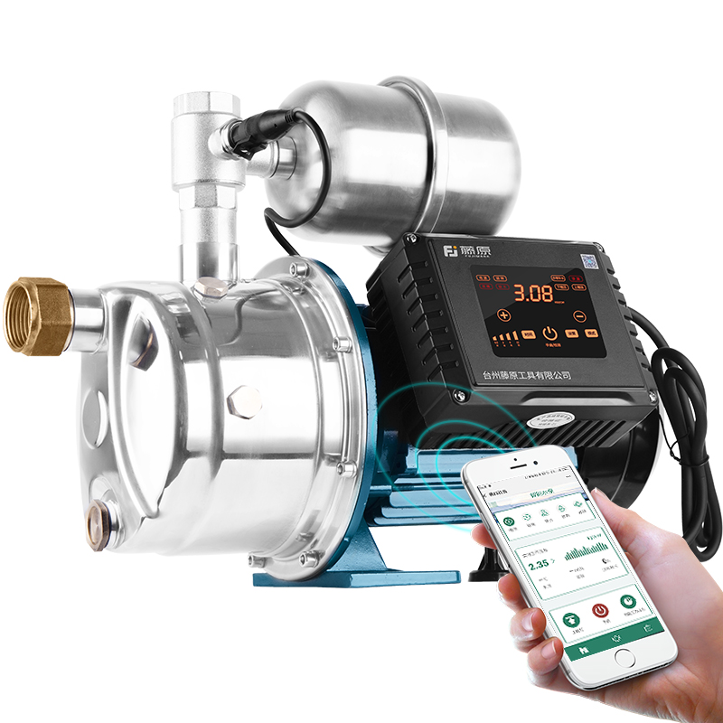 藤原变频增压泵不锈钢加压泵静音款全自动家用自来水自吸泵增压泵