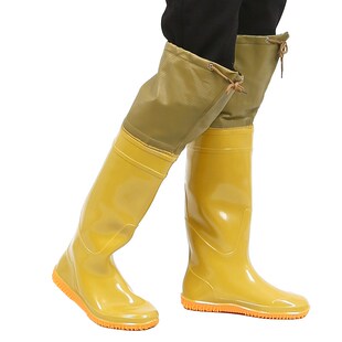 农田插秧鞋 裤 软底稻田鞋 男中筒秧田靴鞋 袜 袜过膝长筒栽秧水鞋 大码