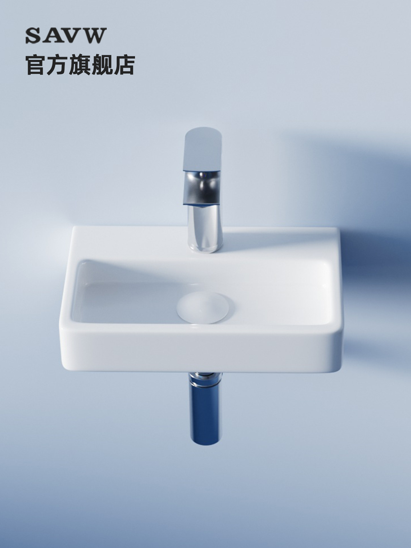 壁挂洗手盆单独小户型洗漱池小台盆单盆陶瓷一体悬空洗手盆陶瓷