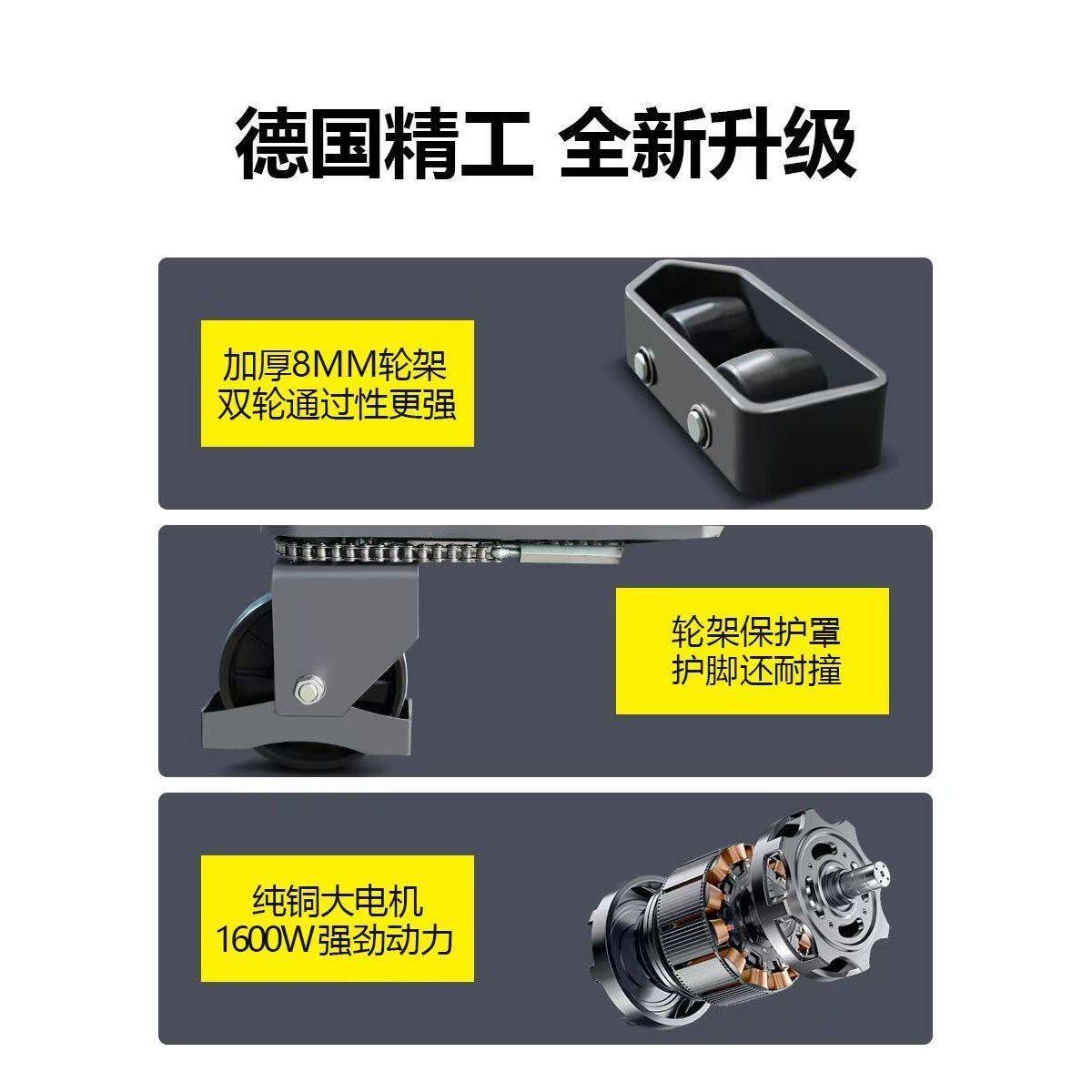 半电动堆高叉车装卸升高车液压全自动搬运电瓶升降铲车小型1吨2吨