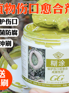 国光糊涂植物伤口愈合剂花卉盆景果树木修剪枝嫁接树洞填充涂抹膜