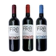 混酿葡萄酒 梅洛 红色自由三剑客 fre无醇红酒3瓶750ml赤霞珠