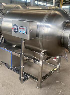 大型真空滚揉机全自动牛羊肉制品腌制入味设备黑鱼片挂浆拌料机