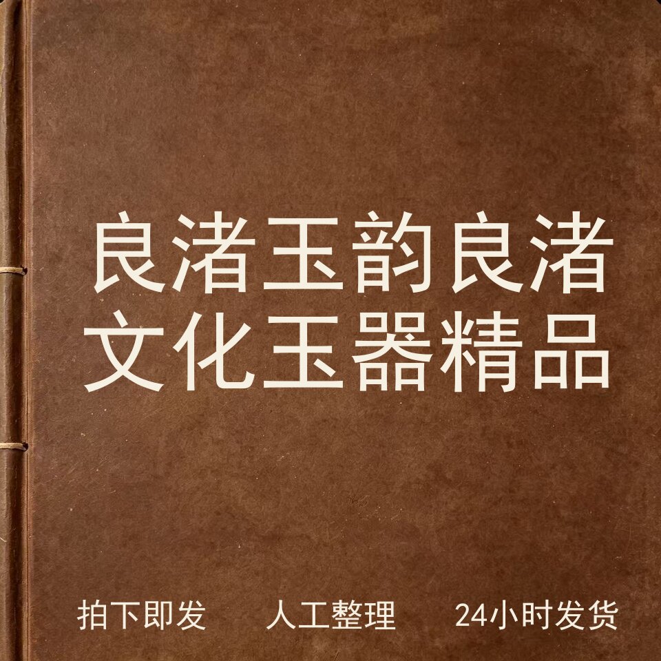 良渚玉韵 良渚文化玉器精品古器物文艺兴趣参考电子版