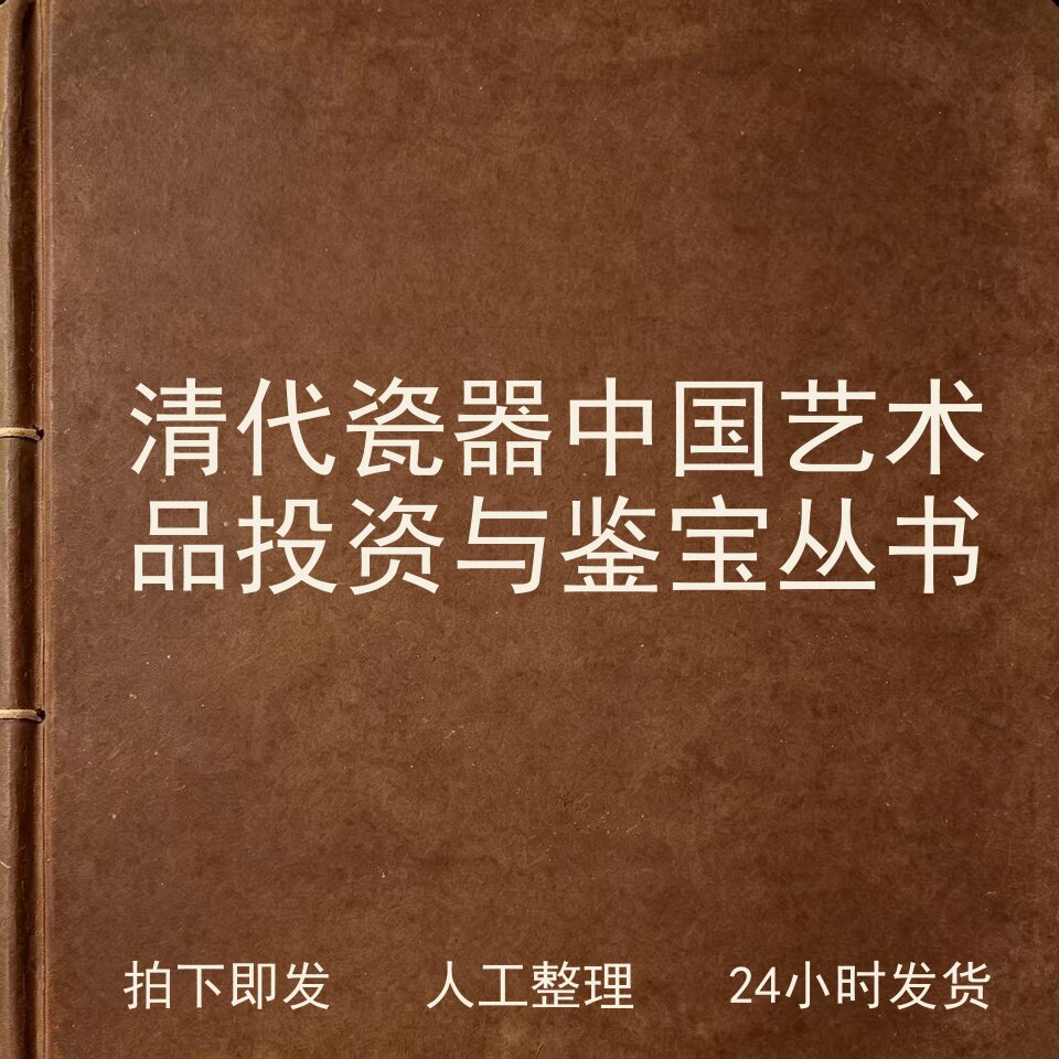 清代瓷器 中国艺术品投资与鉴宝丛书 古器物文艺兴趣参考电子版