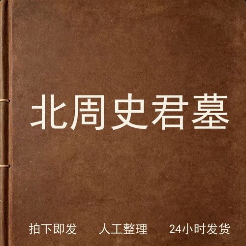 北周史君墓考古人文兴趣参考电子版
