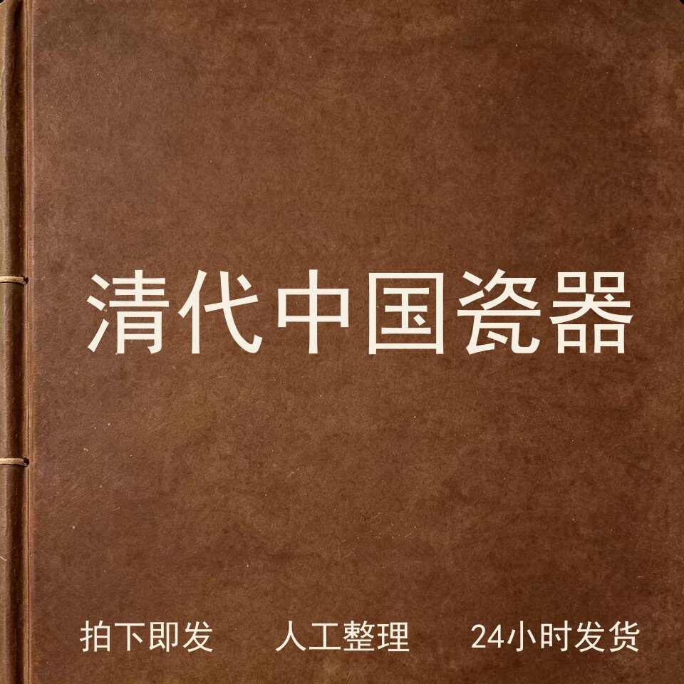清代中国瓷器 古器物文艺兴趣参考电子版