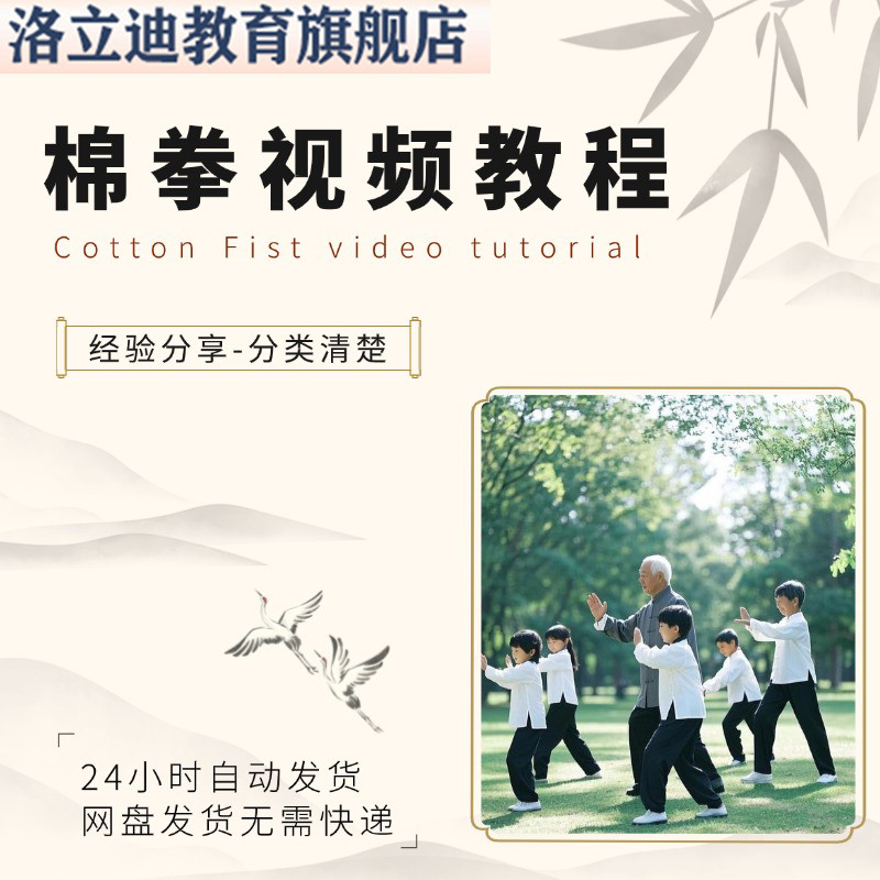 棉拳视频教程全套从入门到精通技巧培训学习在线课程