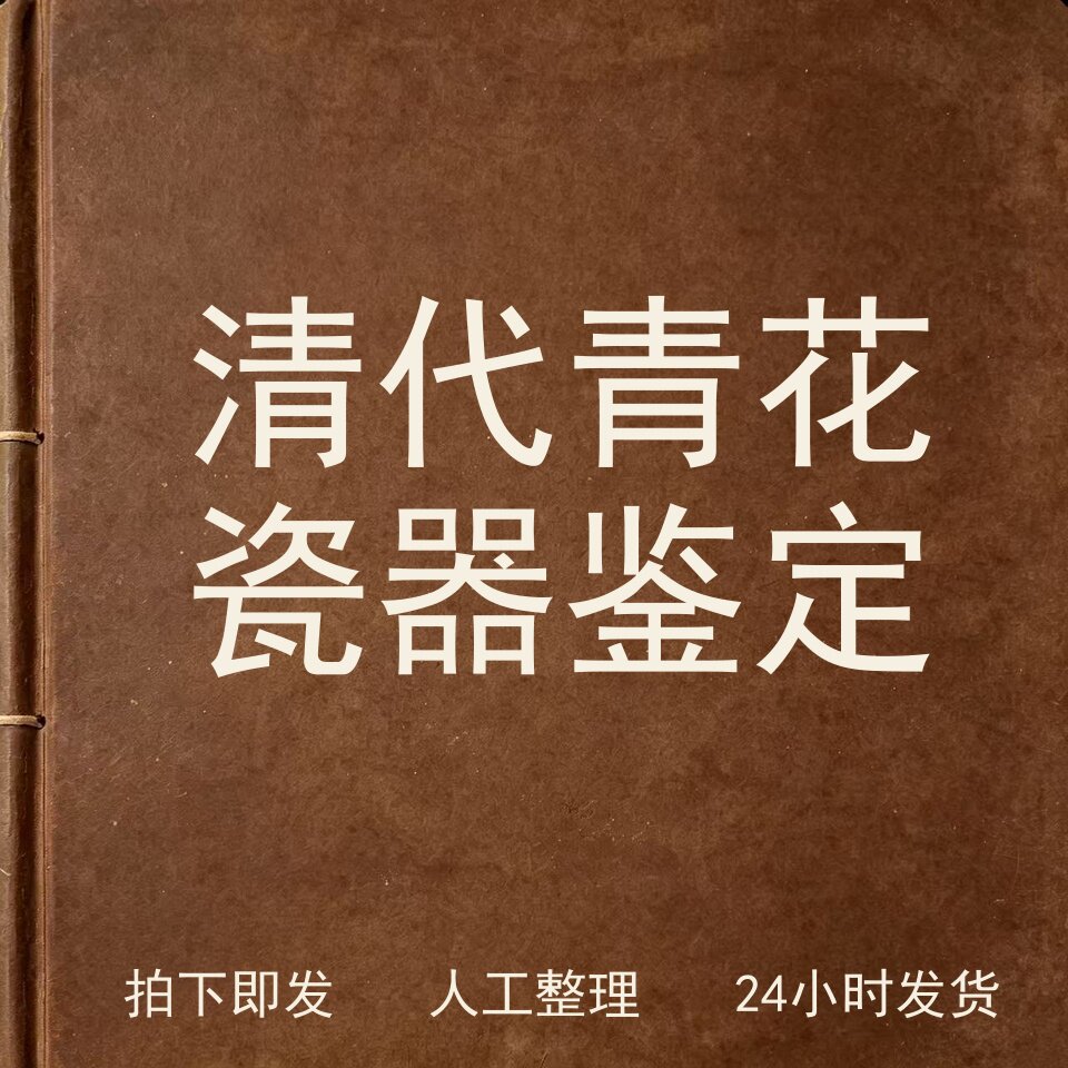 清代青花瓷器鉴定 古器物文艺兴趣参考电子版