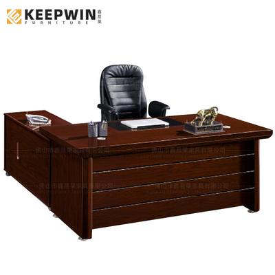 老板桌简约现代小型经理桌新中式大班台总裁桌1.6m经典办公家具
