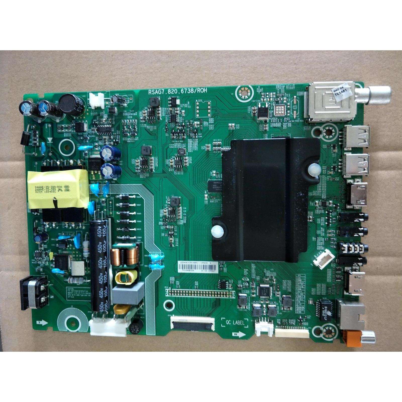 电视LED43K3100/42K3110电视主板RSAG7.820.6609电视灯条逻辑板