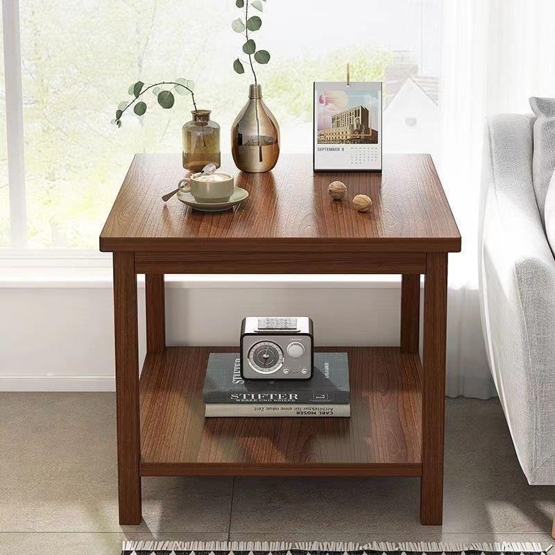 简约家用小茶几客厅角落边几迷你沙发边桌侧边小方桌中式方几角几