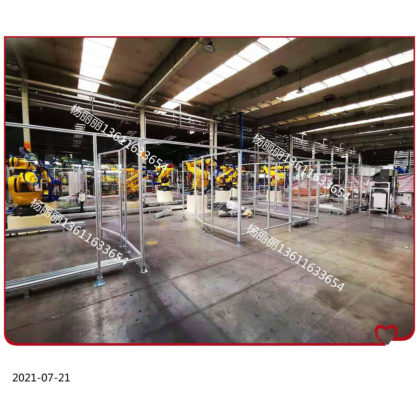 昆山工业铝型材 专业设计加工组装安全围栏 设备防护罩 工作台