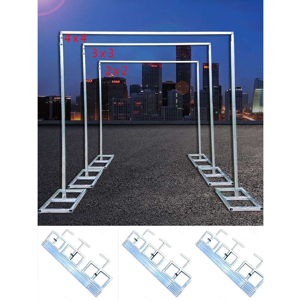 DXF0 婚庆道具背景架伸缩架子加厚镀锌管纱幔布幔支撑杆纱缦布