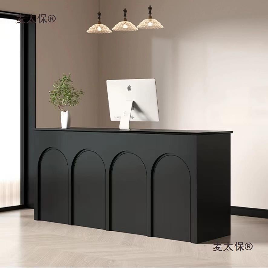 前台柜台边麦服装店网红女装店太保中岛柜吧台桌收银台童装麦太保