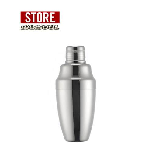 BARSOUL国际经典复古三段式摇酒壶镜光版调酒器雪克壶shaker