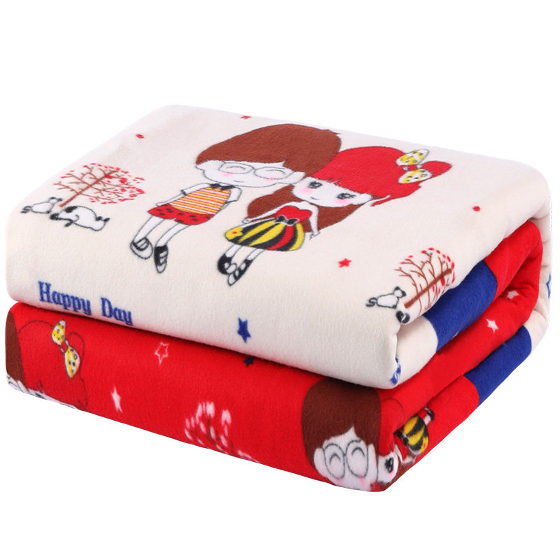 电热毯双人双控调温三人家用无辐射加大加厚毛毯料2米防水电褥子